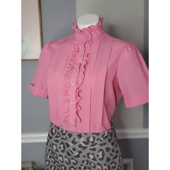 70s Button Up, Vintage Button Up Blouse - Picture 7 of 8